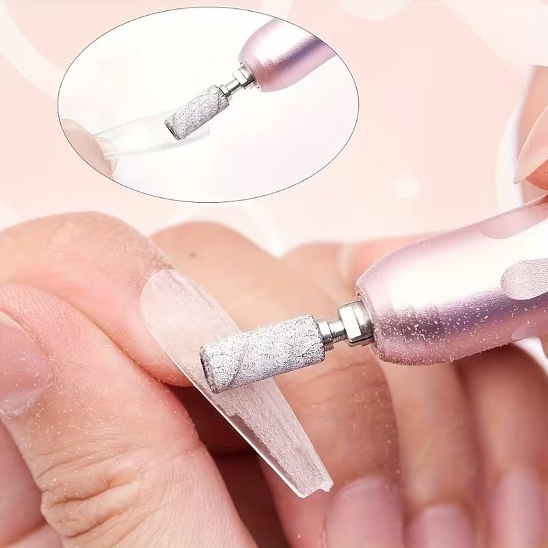 Purple 180 grit mini sanding bands set with one mandrel - 2
