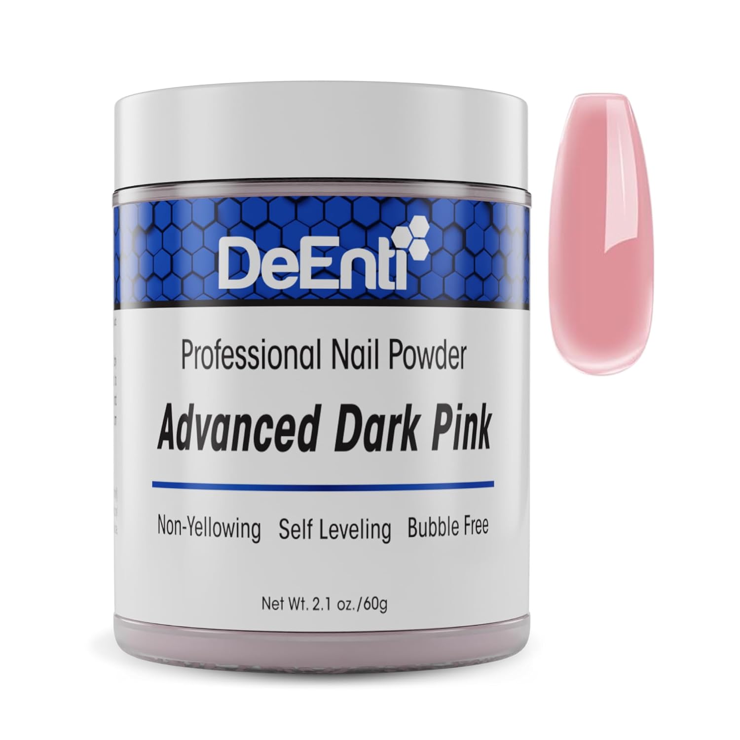Dark Pink Acrylic Powder for Durable Salon Nails
