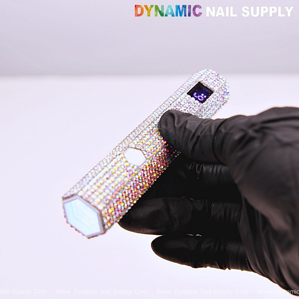 rhinestone handheld UV LED lamp - 5