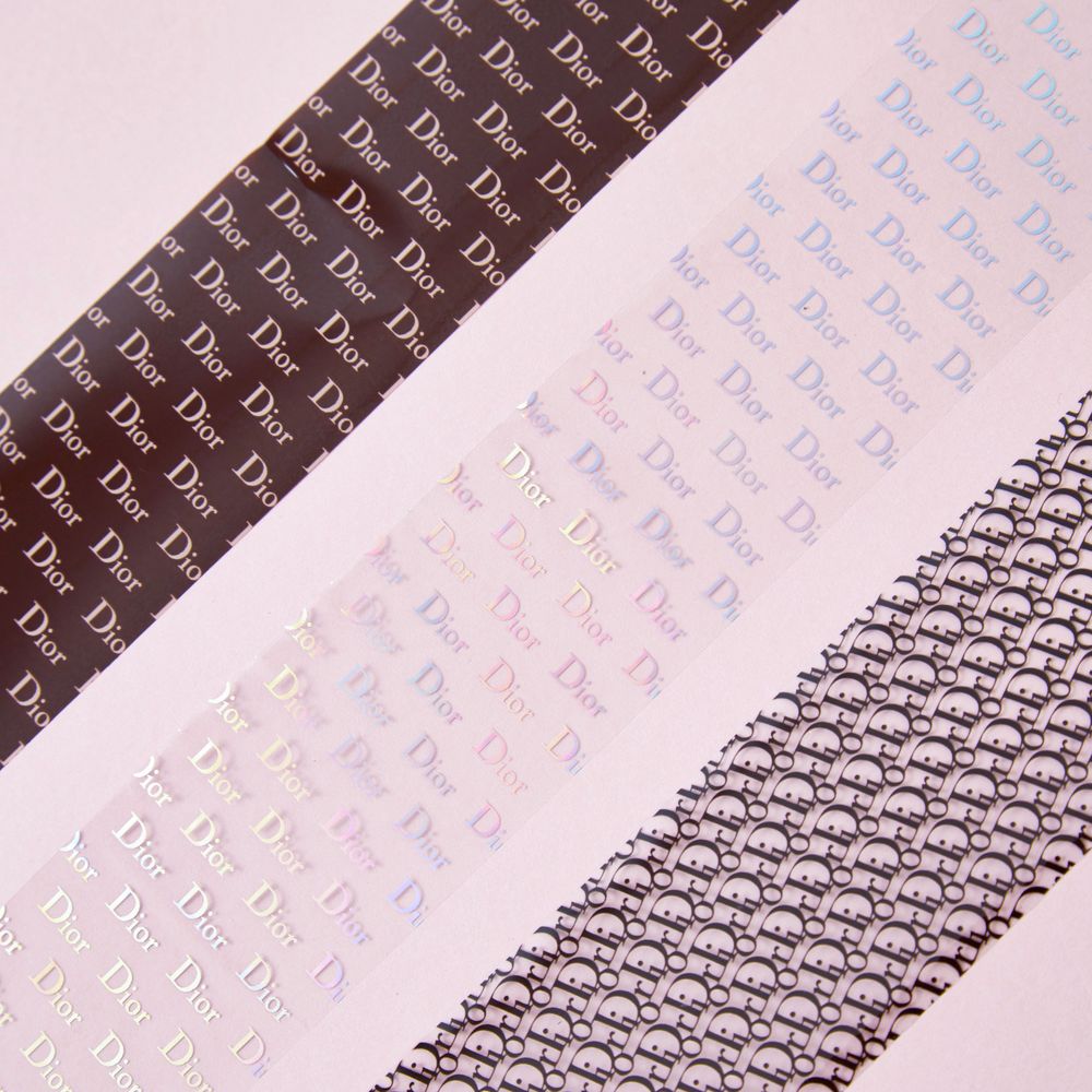 luxury nail art foils closeup - 2
