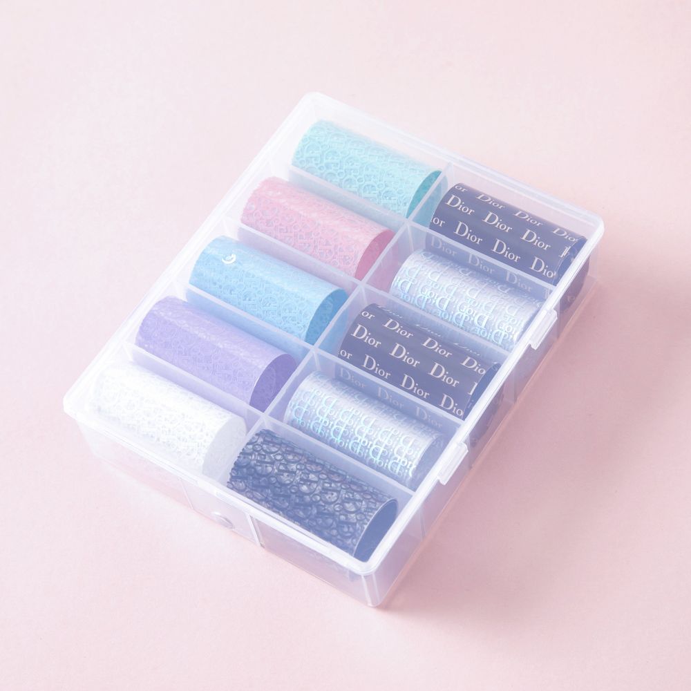 luxury nail art foils closeup - 7