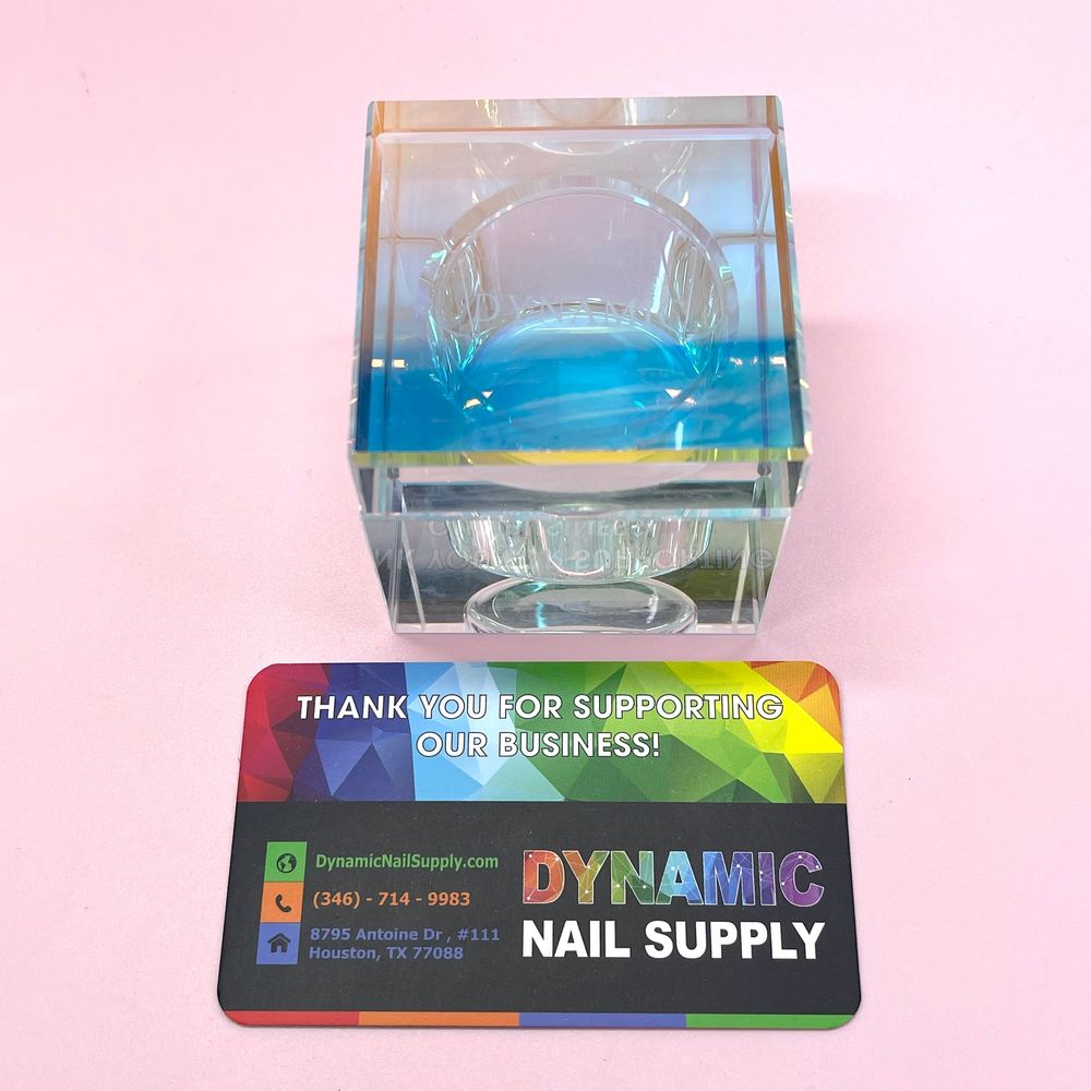 square crystal glass dappen dish - 3